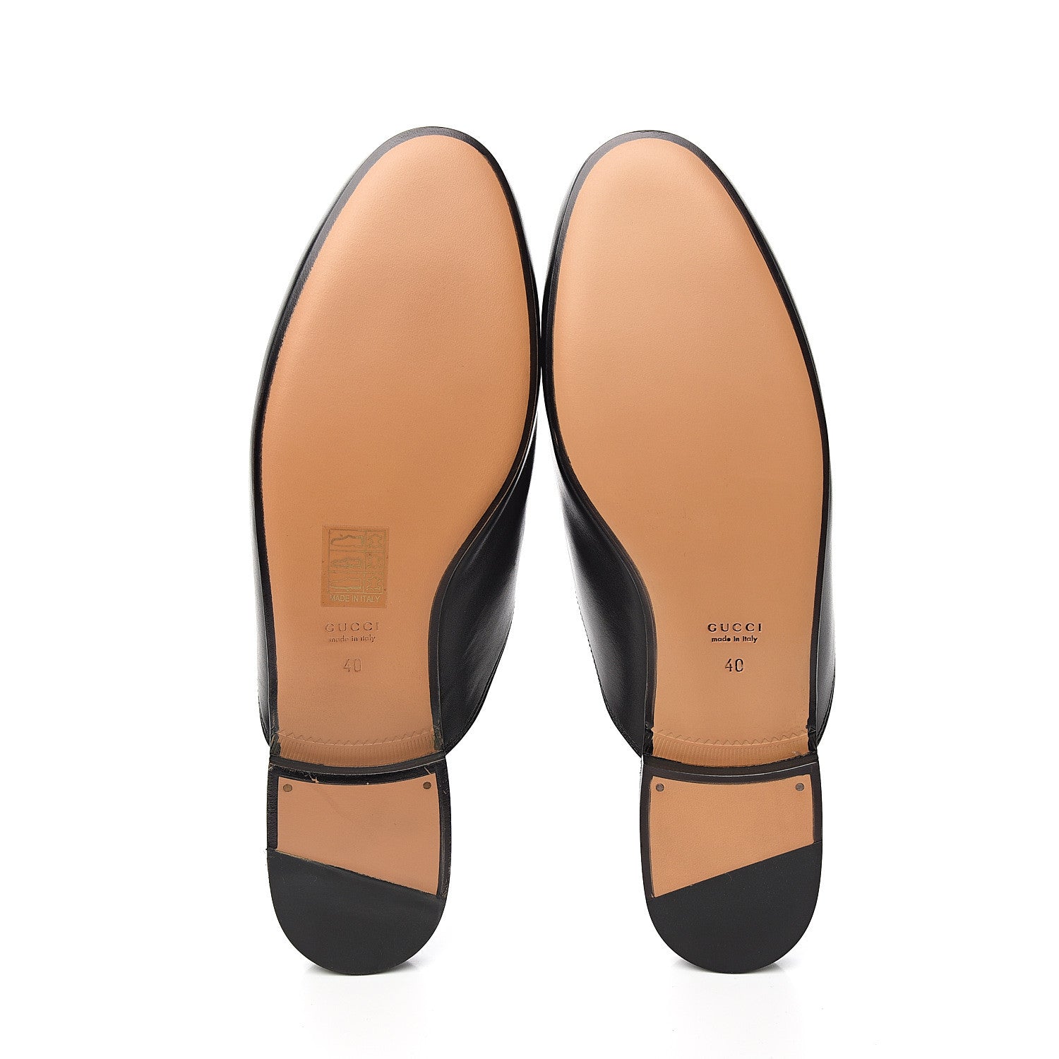 Gucci Calfskin Flower Embroidered Princetown Slippers 40 Black 5 of 9