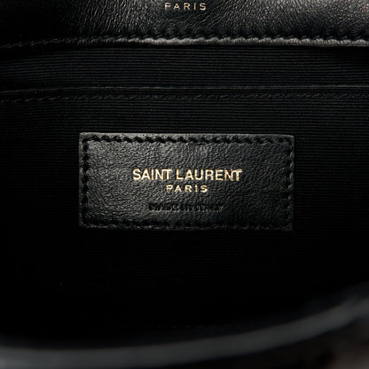 Saint Laurent Lambskin Patchwork Monogram Small Jamie Black Black 7 of 11