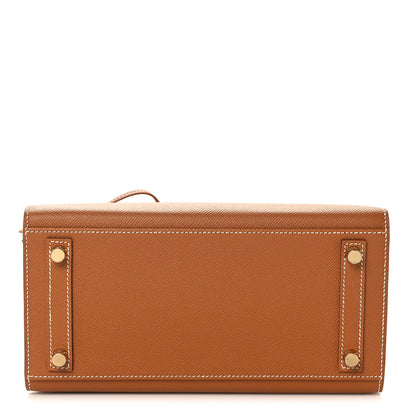 Hermes Epsom Birkin Sellier 25 Gold 6 of 34