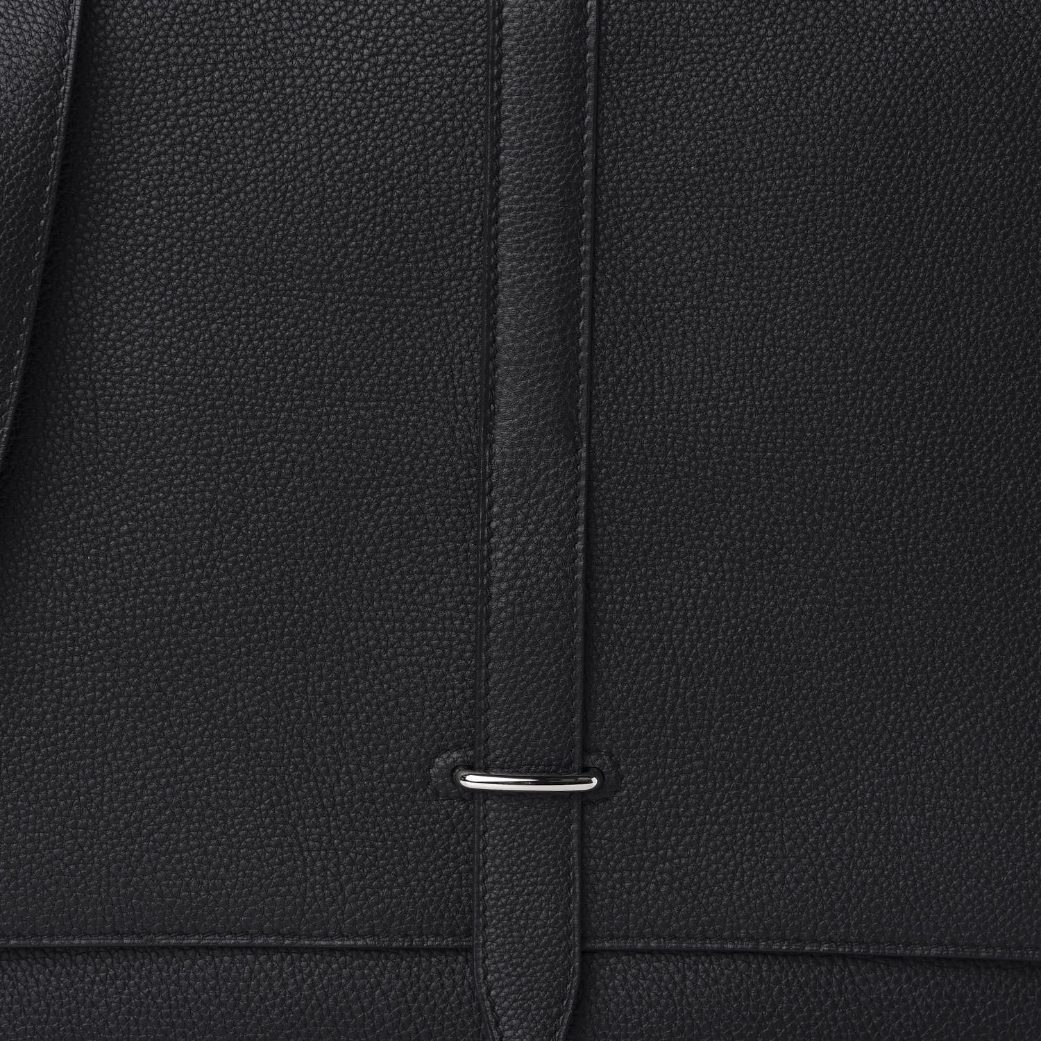 Hermes Togo Steve Light Messenger Black 9 of 9