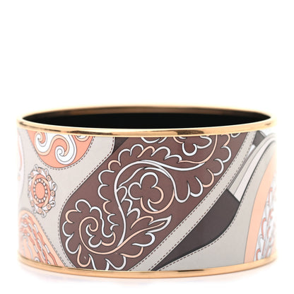 Hermes Enamel Printed Extra Wide Bracelet 70 1 of 6