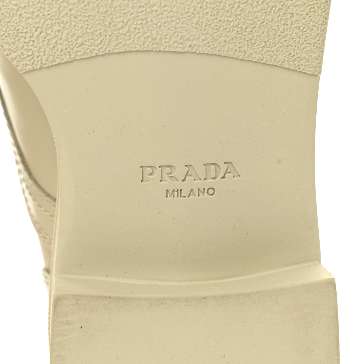 Prada Spazzolato Re-Nylon Metal Triangle Logo Womens 50mm Combat Boots 39 Deserto 7 of 9