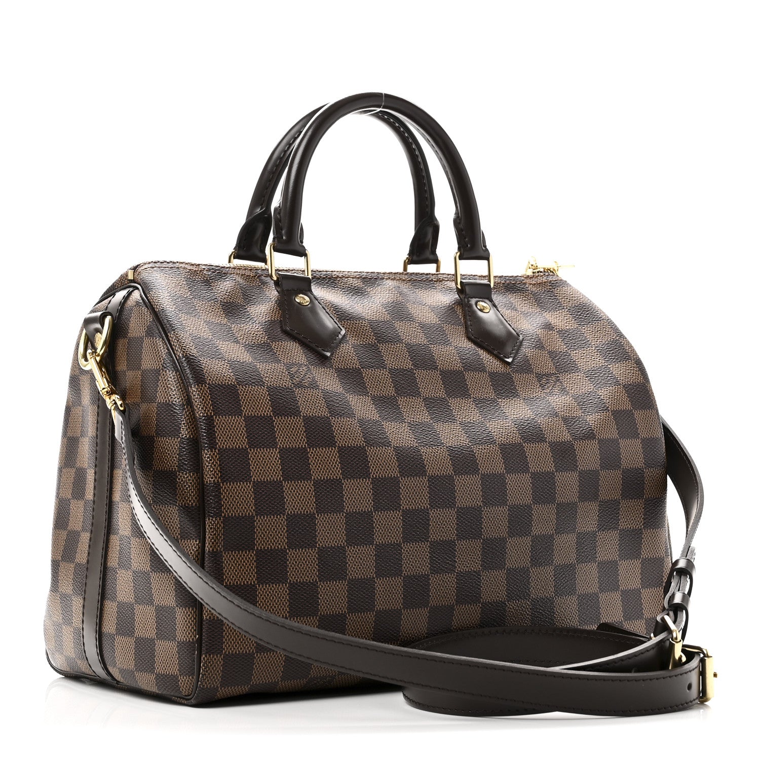 Louis Vuitton Damier Ebene Speedy Bandouliere 30 3 of 9