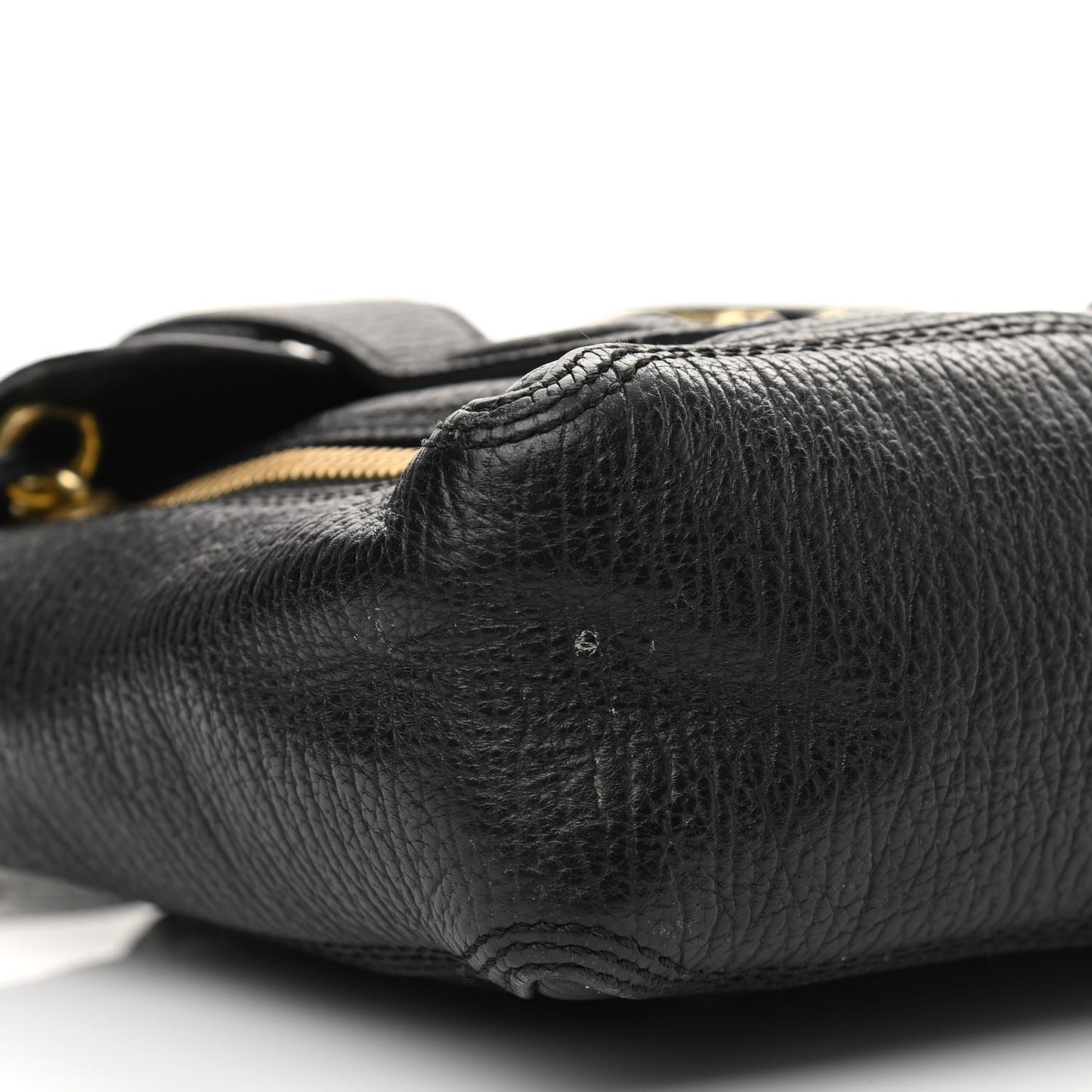 Textured Calfskin Mini Pashli Satchel Black