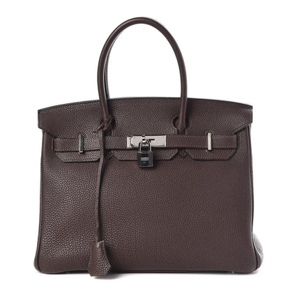 Hermes Togo Birkin 30 Chocolate 1 of 37