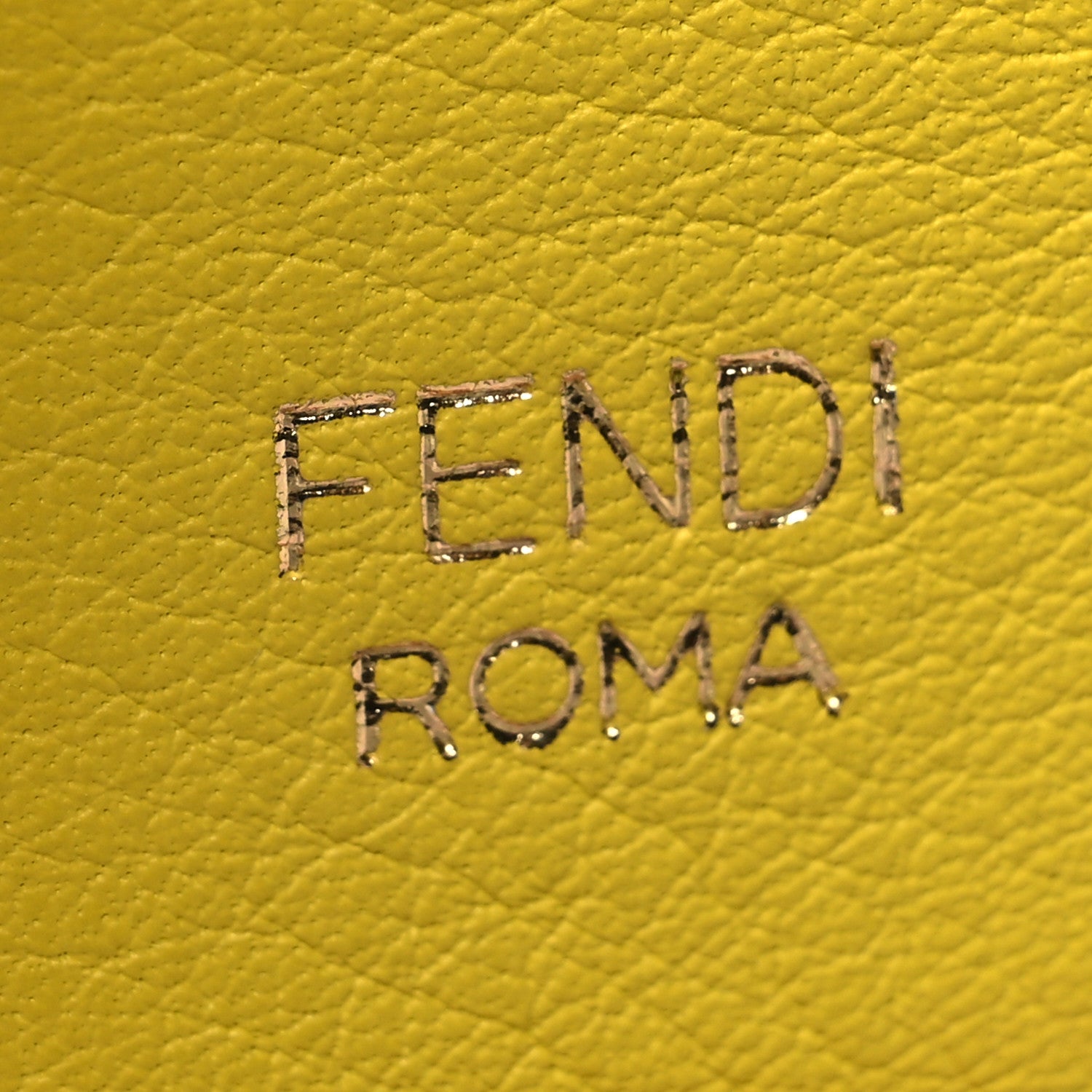 Fendi Shiny Snakeskin Vitello Dolce Strap You Purple Yellow 4 of 6