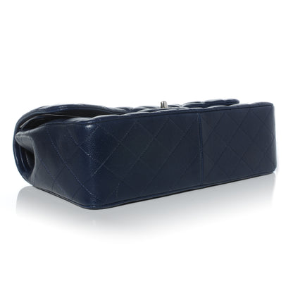 Chanel Caviar Jumbo Double Flap Navy Blue 4 of 10