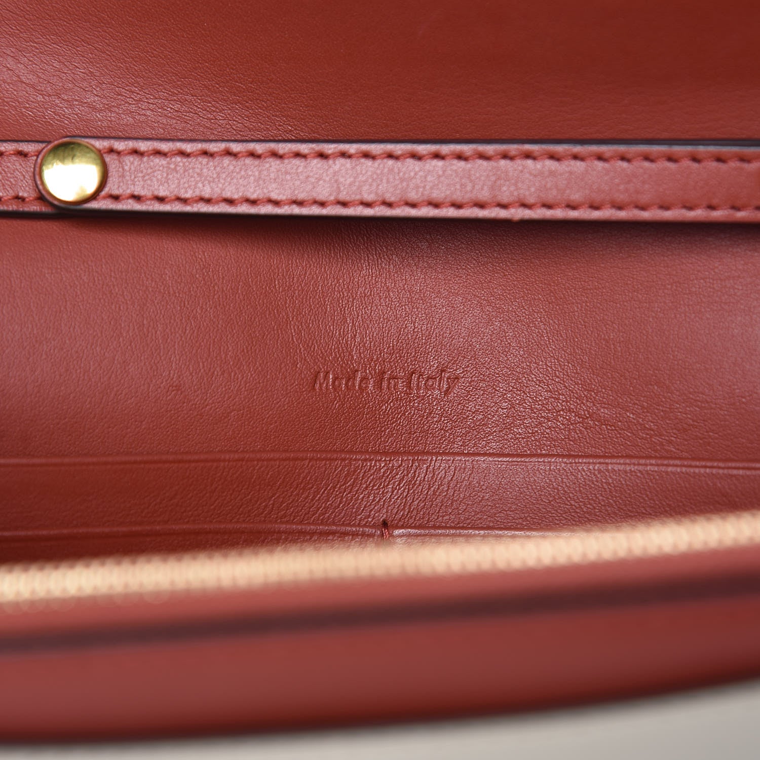 Celine Shiny Calfskin Clutch on a Chain Multicolor 6 of 6