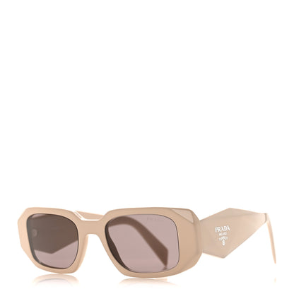 Prada Acetate Symbole Sunglasses SPR 17W Plum Beige 1 of 9