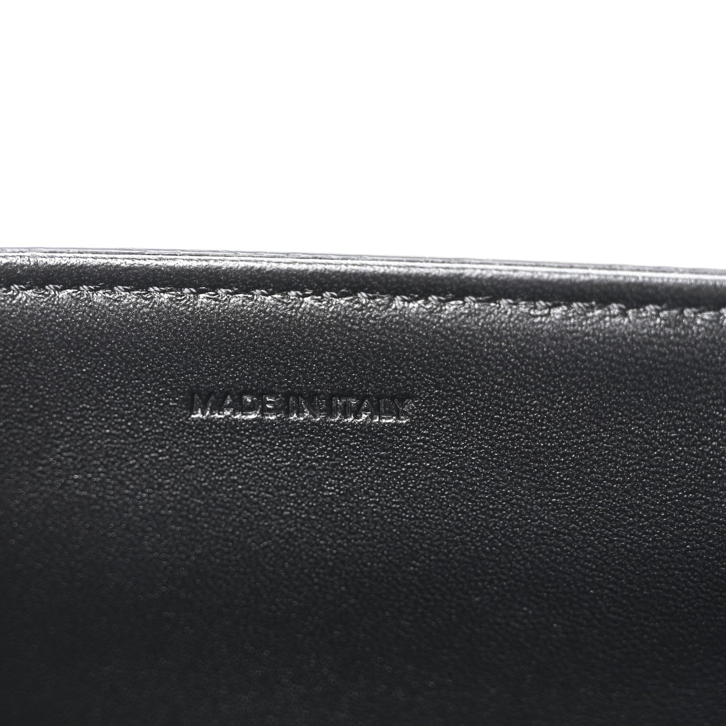 Shiny Calfskin Medium Triomphe Black