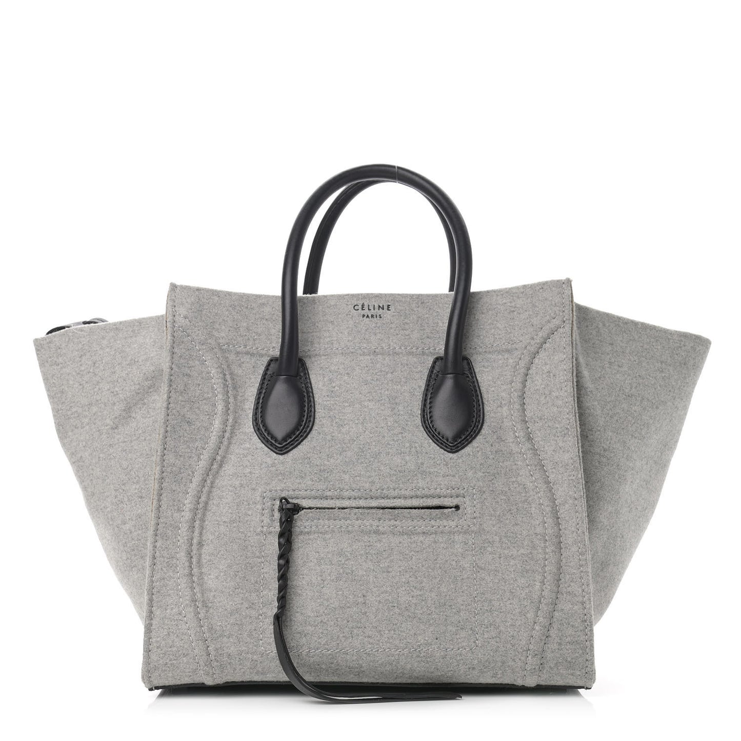 Felt Medium Phantom Luggage Pearl Grey