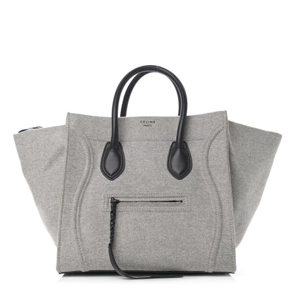 Celine Felt Medium Phantom Luggage Pearl Grey 1 of 11