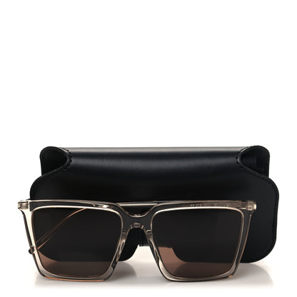 Saint Laurent Transparent Acetate SL 474 Sunglasses Brown 7 of 7