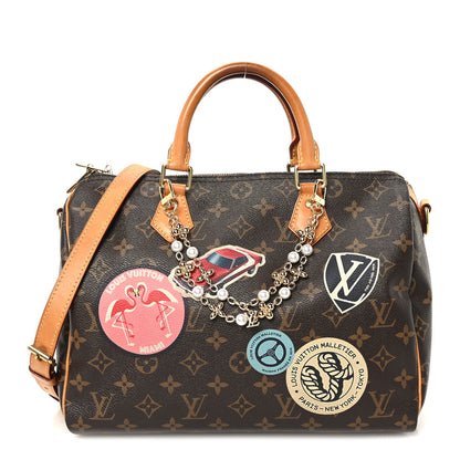 Louis Vuitton Monogram My World Tour Speedy Bandouliere 30 1 of 9