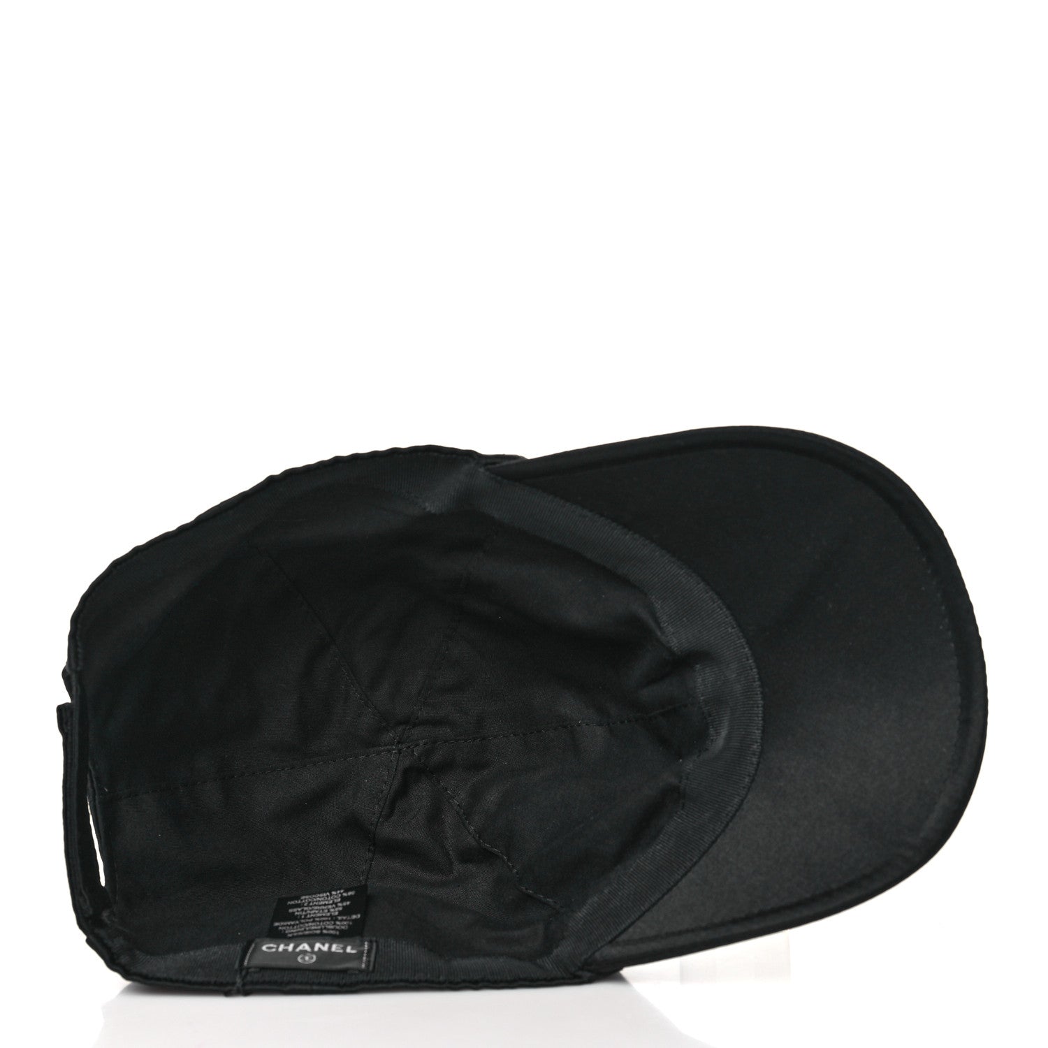 Chanel Silk Pearl CC Cap Hat Black 1249121 – FASHIONPHILE