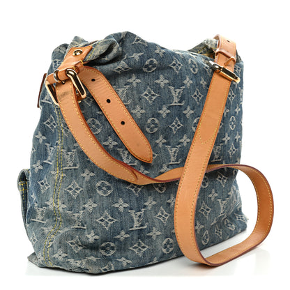 Louis Vuitton Denim Baggy GM Blue 3 of 12