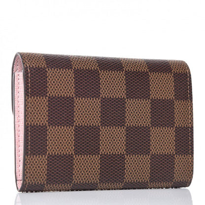 Louis Vuitton Damier Ebene Rosalie Coin Purse Rose Ballerine 3 of 8