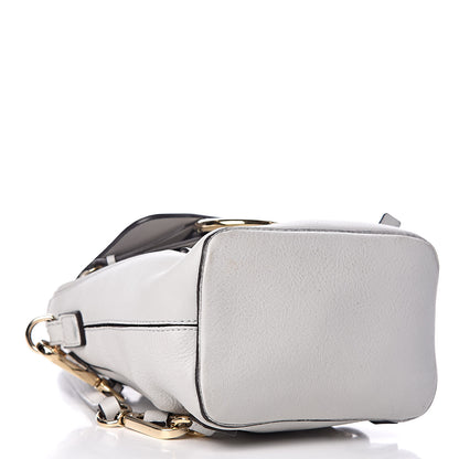 Chloe Suede Calfskin Mini Faye Backpack Airy Grey 4 of 14