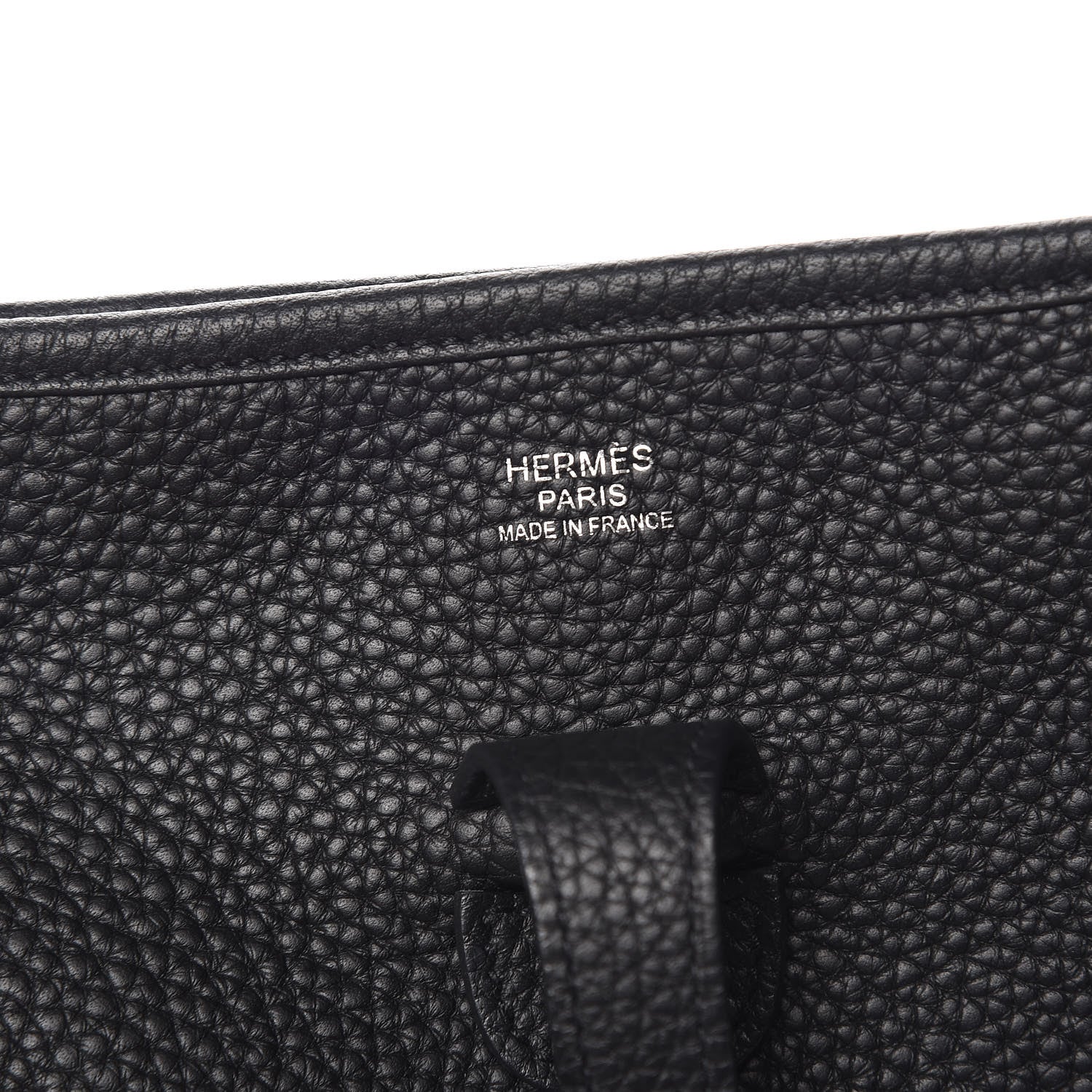 Hermes Taurillon Clemence Evelyne III PM Black 8 of 10