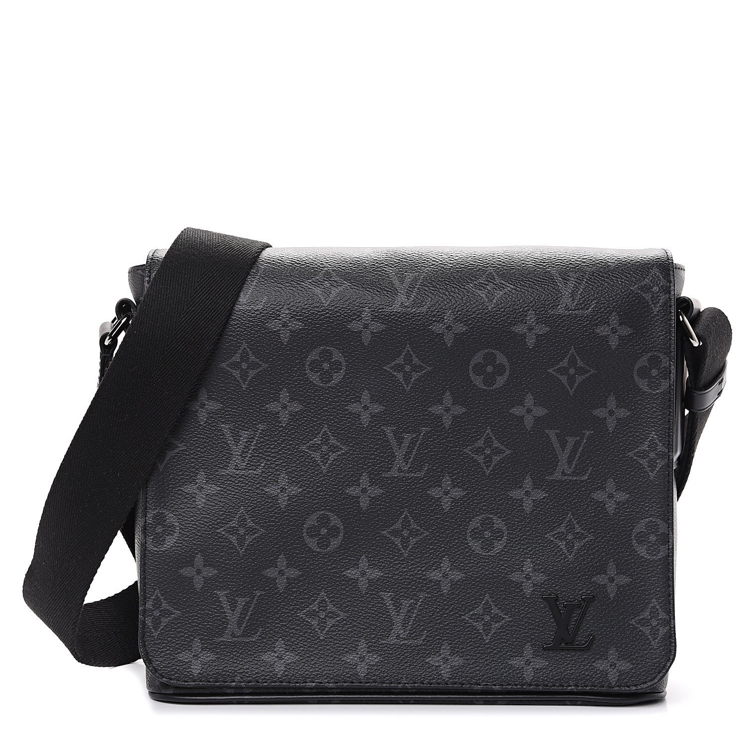 Louis Vuitton Monogram Eclipse District PM Black 1 of 8