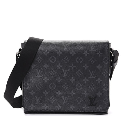 Louis Vuitton Monogram Eclipse District PM Black 1 of 8