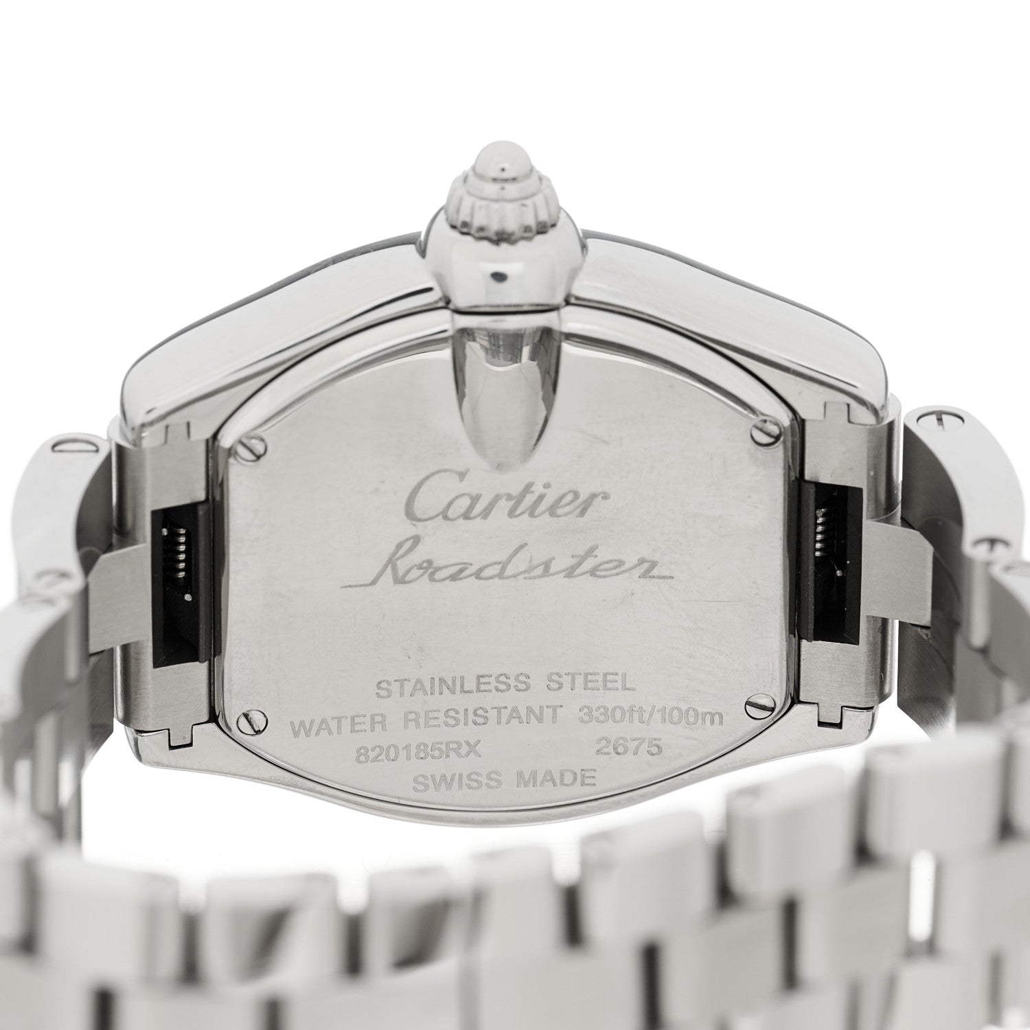 Cartier Stainless Steel 31mm Roadster Quartz Watch Pink 4 of 4
