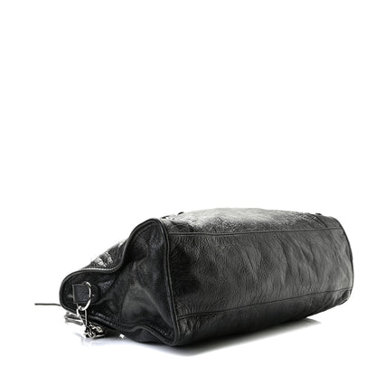 Balenciaga Agneau Classic Silver Hardware City Black 4 of 8