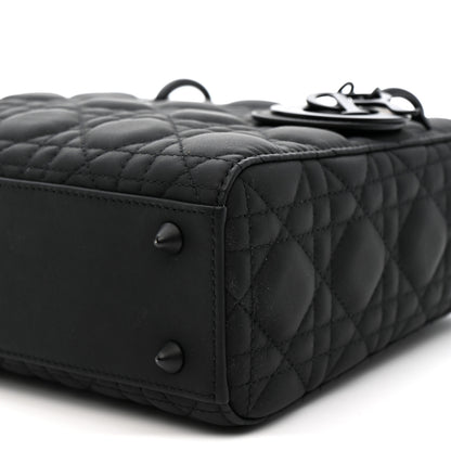 Christian Dior Ultra Matte Calfskin Cannage Small My ABCDior Lady Dior Black 9 of 11
