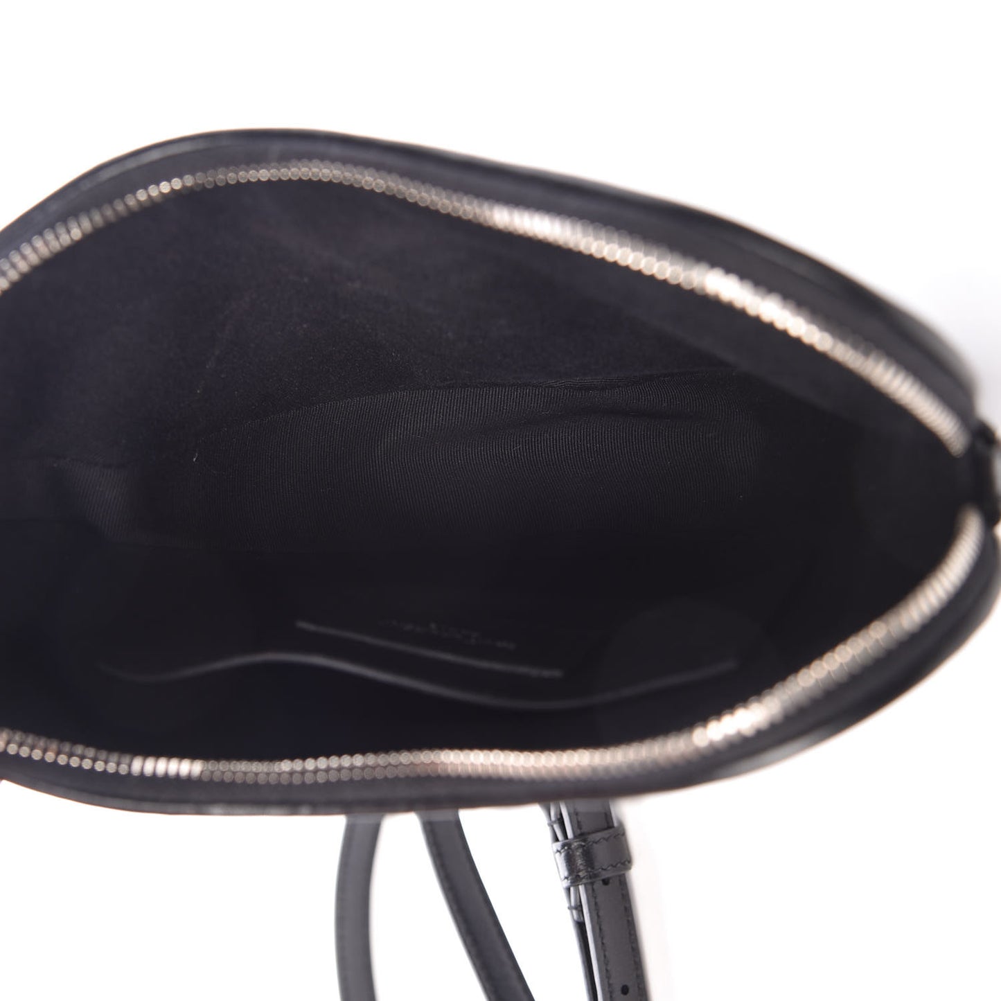 Calfskin Studded Monogram Heart Shoulder Bag Black