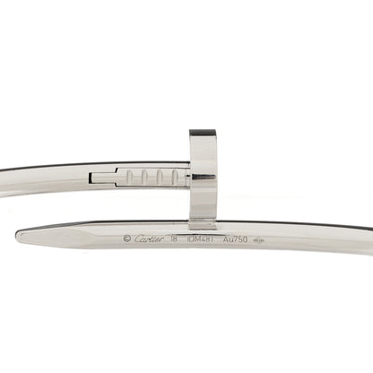 Cartier 18K White Gold Juste Un Clou Bracelet 18 2 of 3