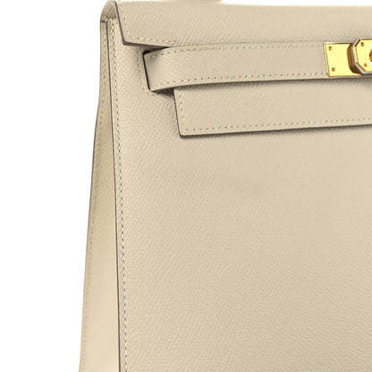 Hermes Epsom Kelly Sellier 28 Craie 13 of 16