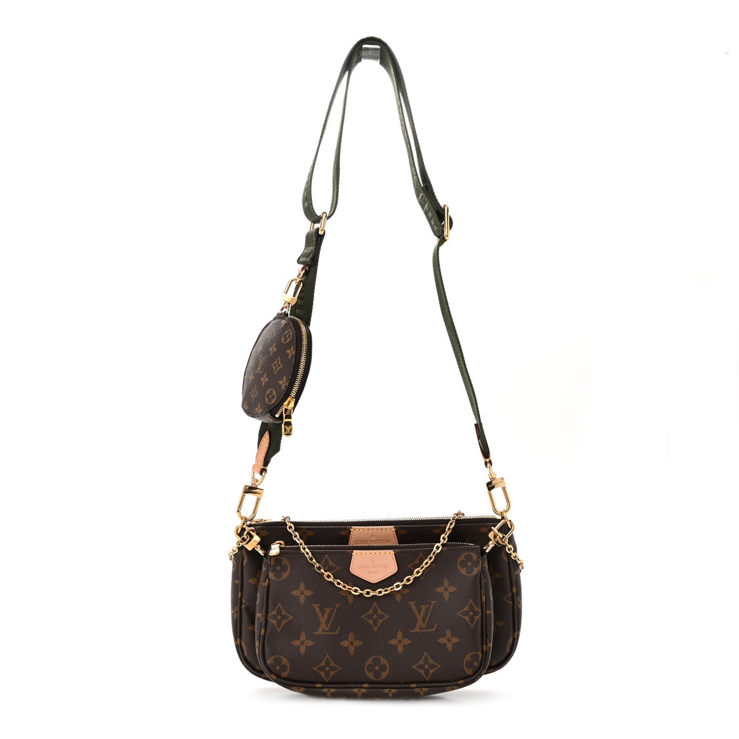 Monogram Multi Pochette Accessories Kaki
