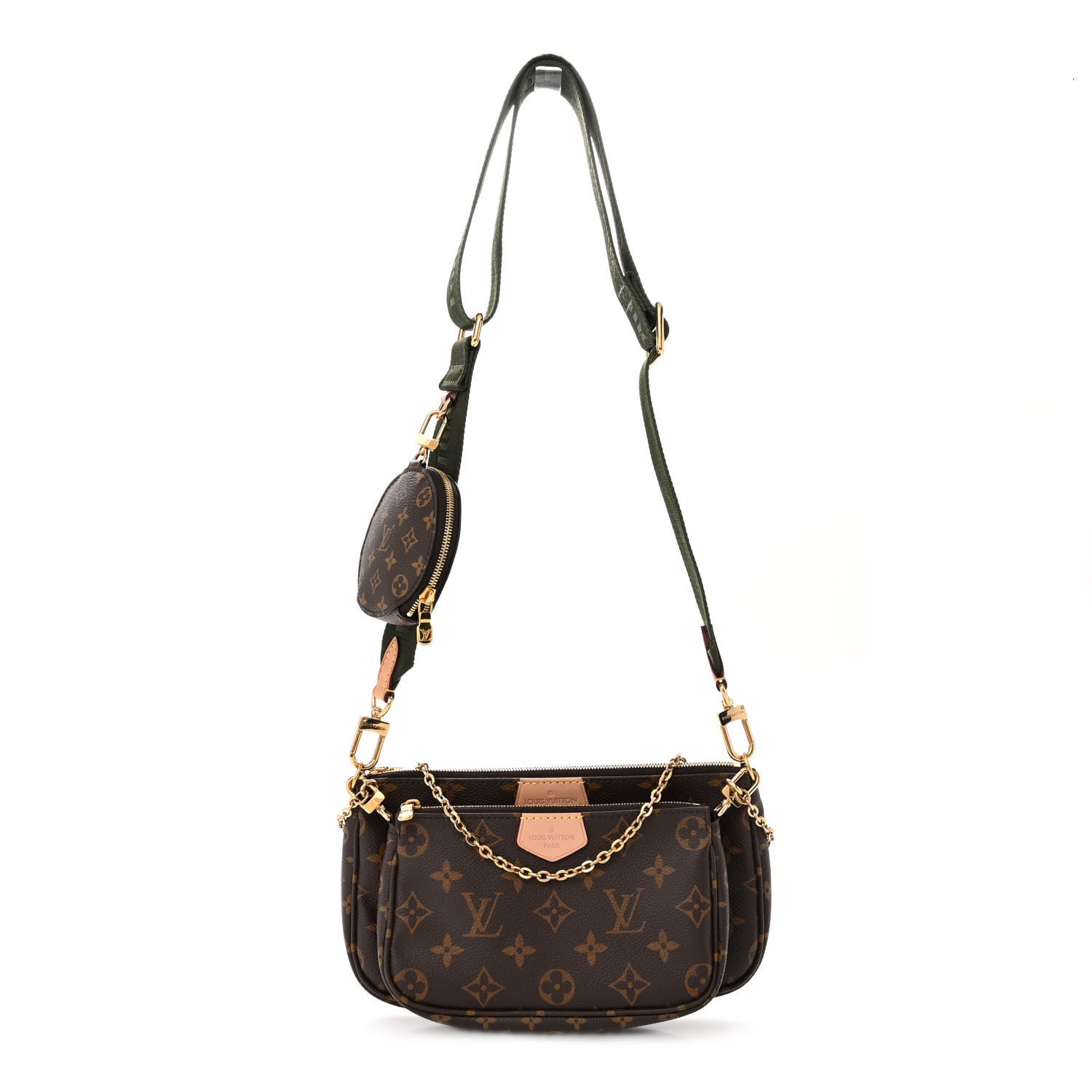 Louis Vuitton Monogram Multi Pochette Accessories Kaki 1 of 11