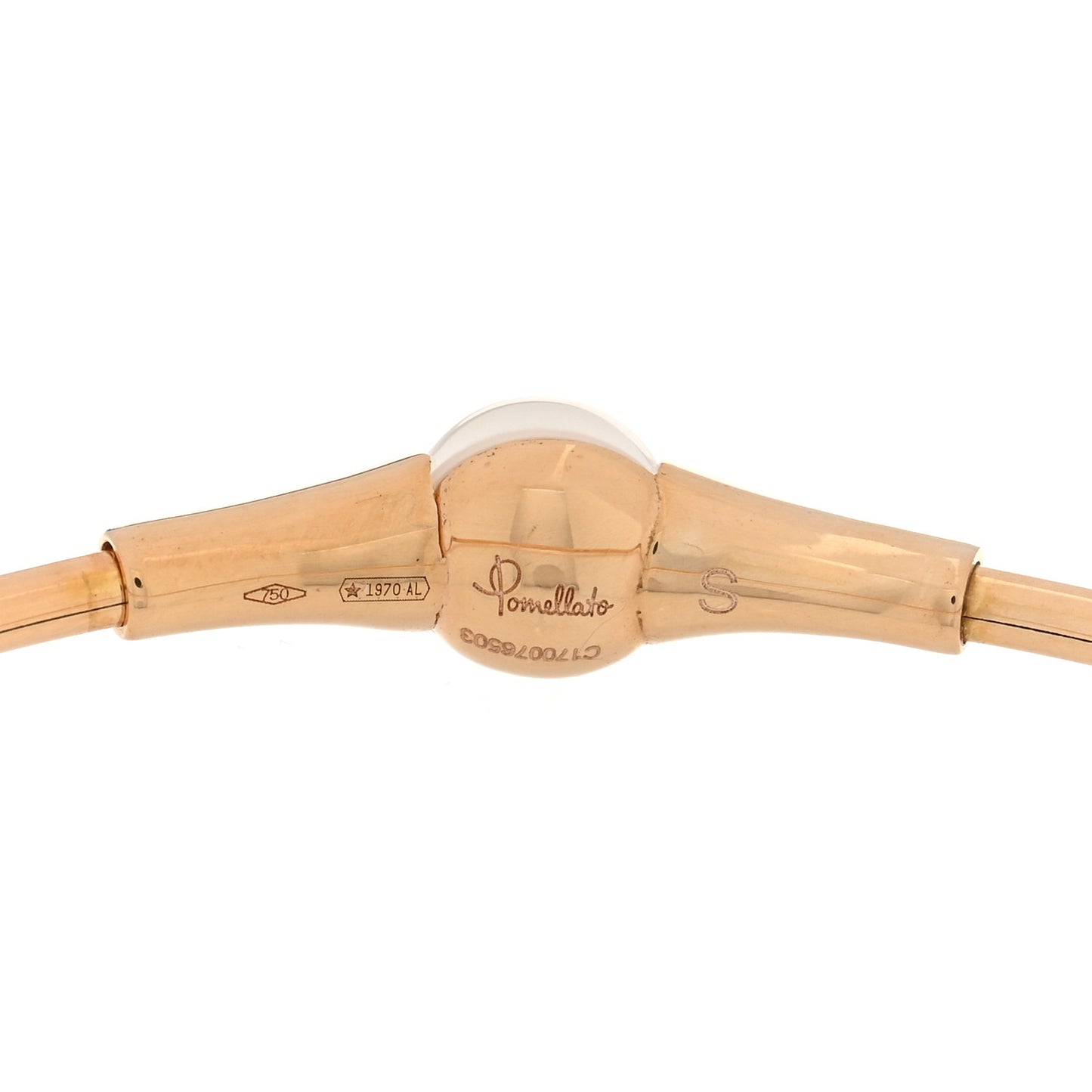 18K Rose Gold Moonstone M'Ama Non M'Ama Bracelet