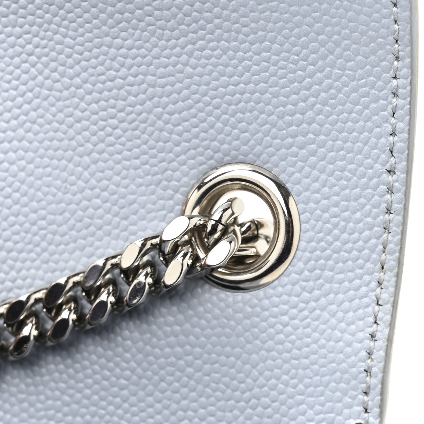 Grain De Poudre Small Monogram Kate Satchel Sky Blue