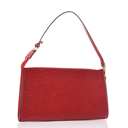Louis Vuitton Epi Pochette Accessories 24 Rubis 3 of 13