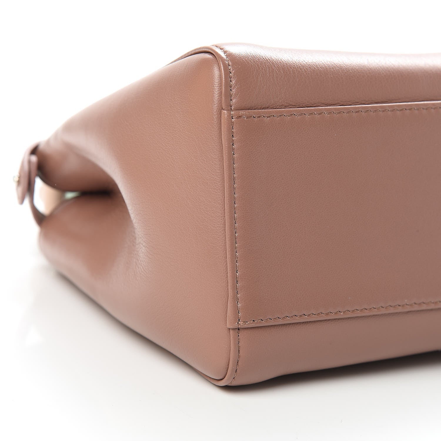 Fendi Nappa Colorblock Mini Peekaboo Iconic Satchel English Rose Plaster Oxigen 12 of 15