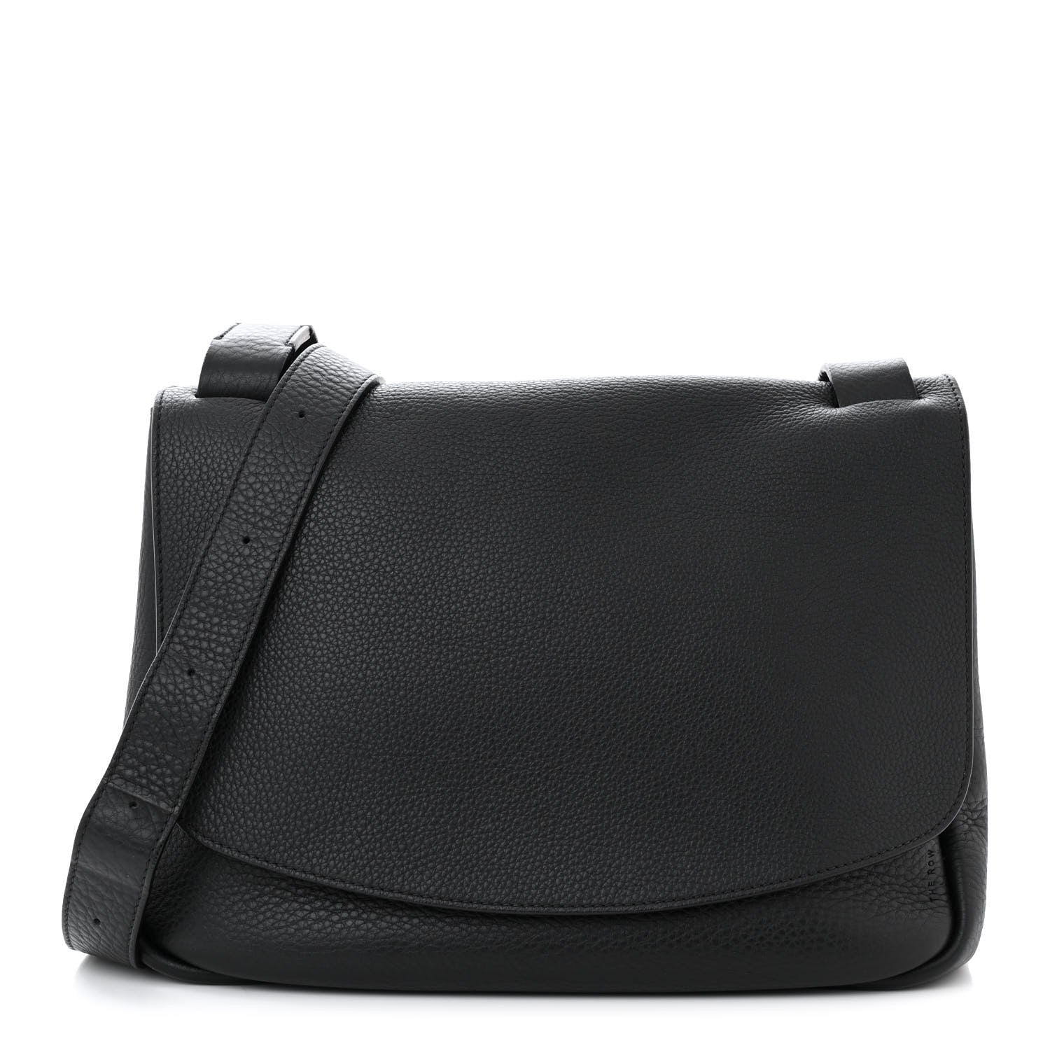 The Row Calfskin Small Mail Bag Black 1 of 11