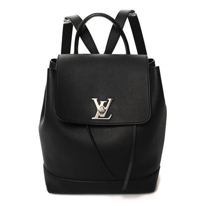 Louis Vuitton Calfskin Lockme Backpack Black 1 of 11