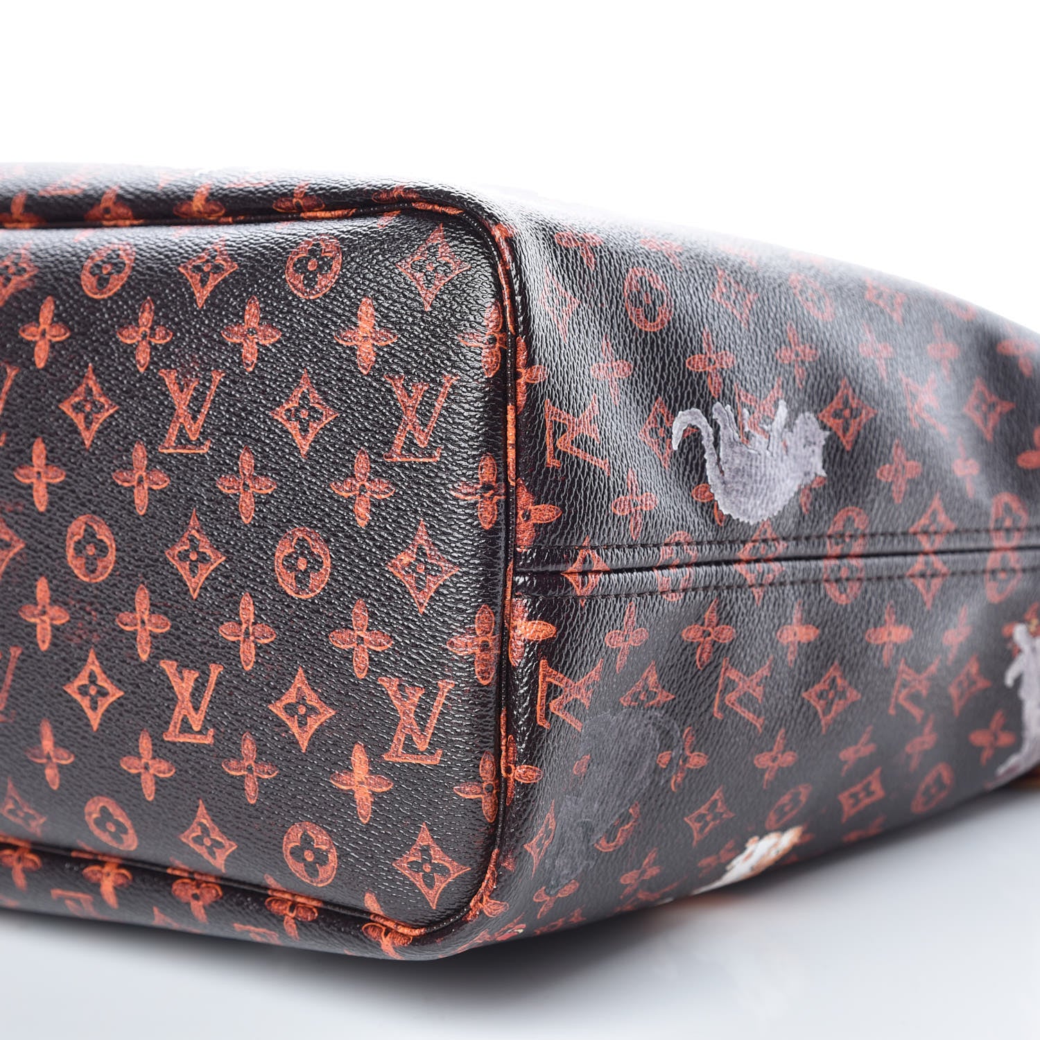Louis Vuitton Catogram Neverfull MM Marron 10 of 10