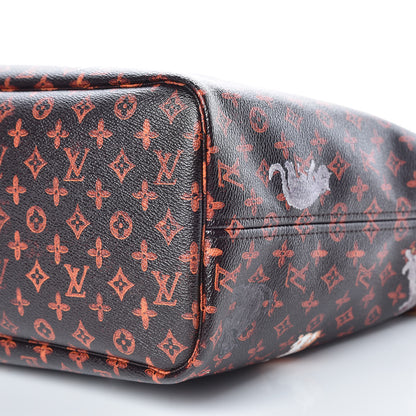 Louis Vuitton Catogram Neverfull MM Marron 10 of 10