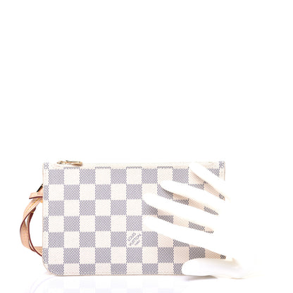 Louis Vuitton Damier Azur Neverfull PM Pochette 2 of 10