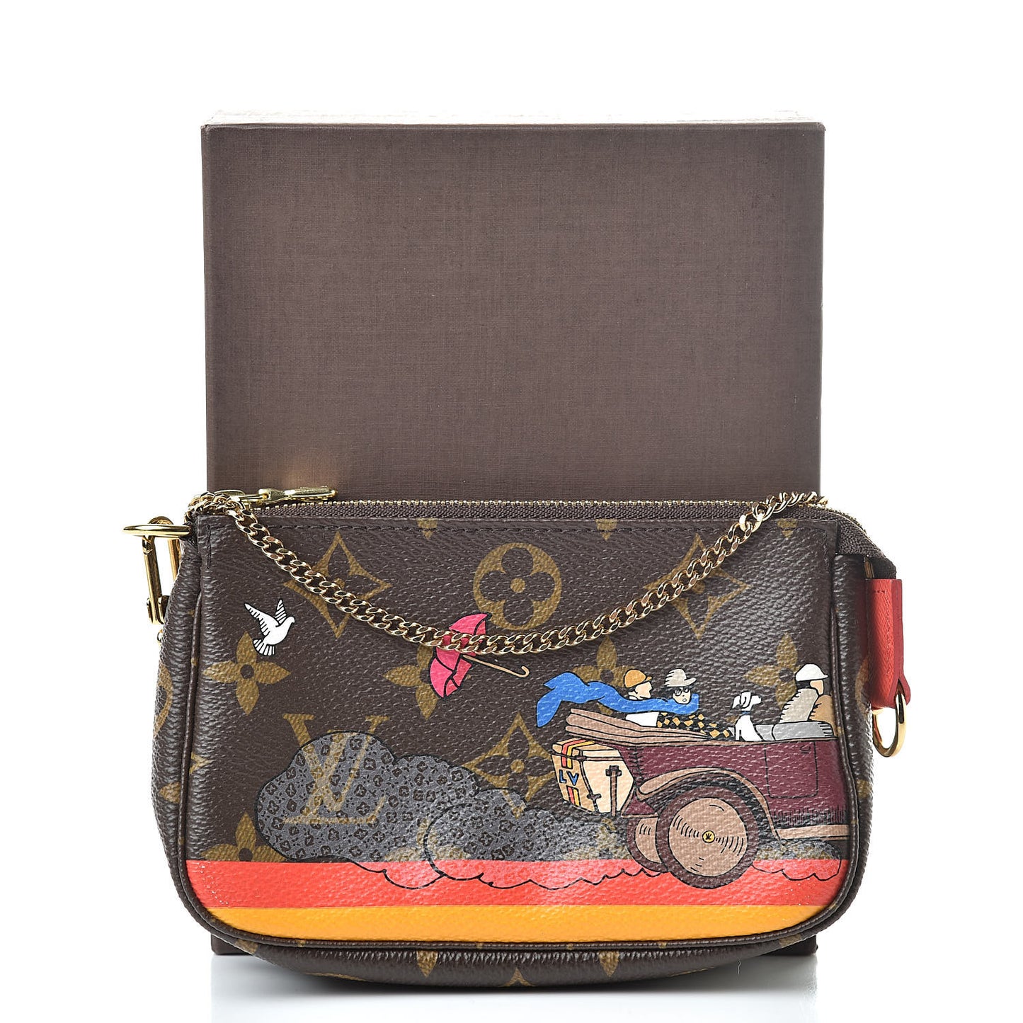 Monogram 2015 Christmas Animation Mini Pochette Accessories