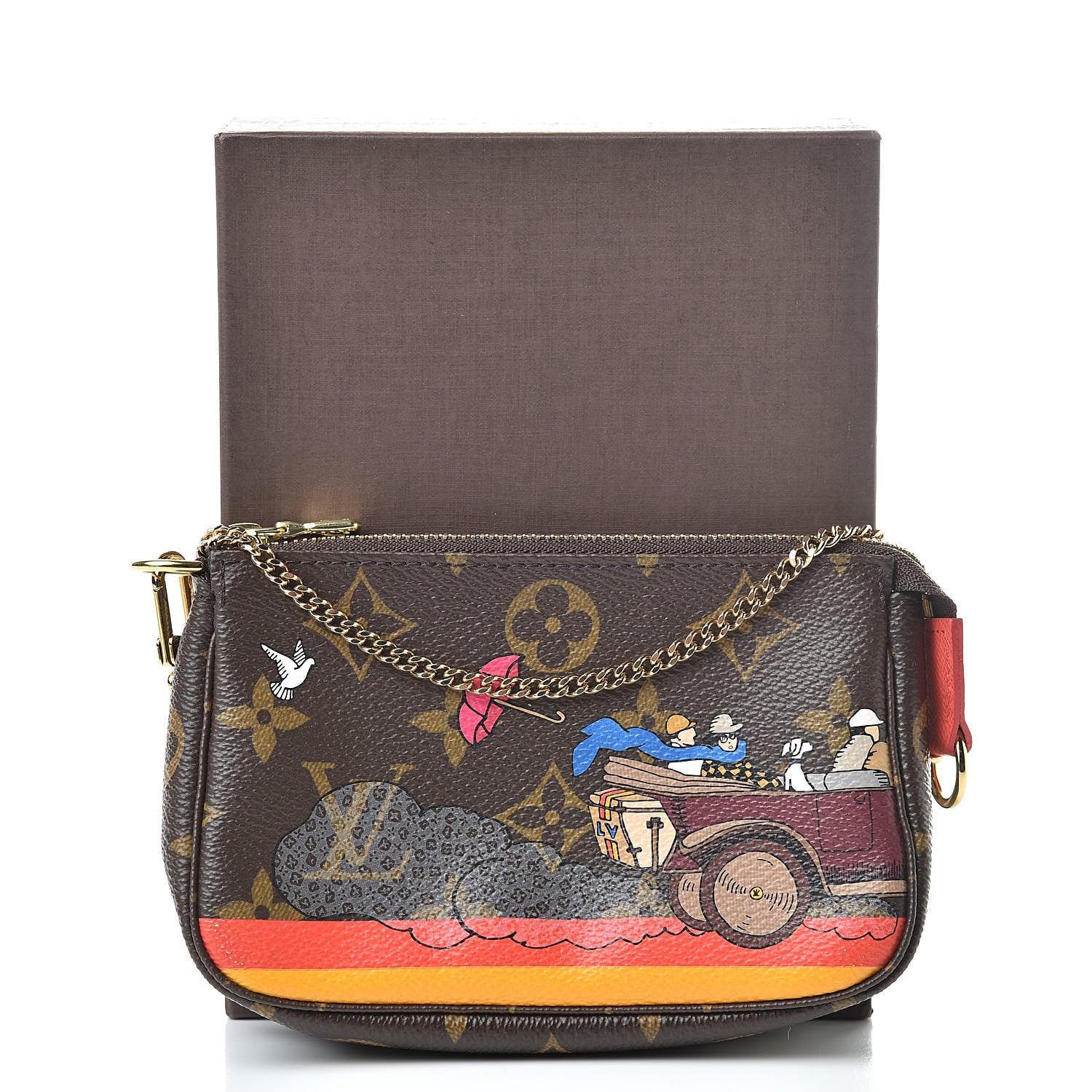 Louis Vuitton Monogram 2015 Christmas Animation Mini Pochette Accessories 8 of 8