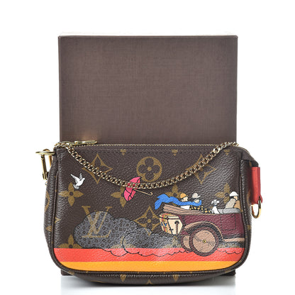 Louis Vuitton Monogram 2015 Christmas Animation Mini Pochette Accessories 8 of 8