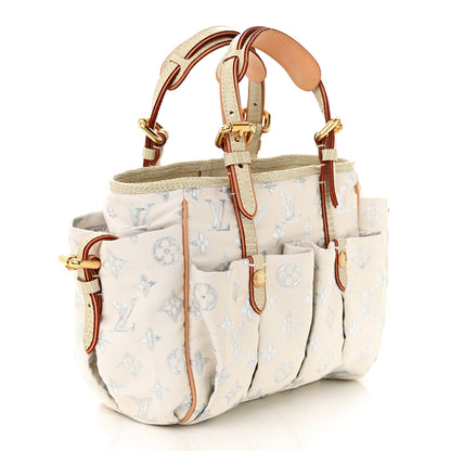 Louis Vuitton Glitter Monogram Cabas GM White 3 of 11