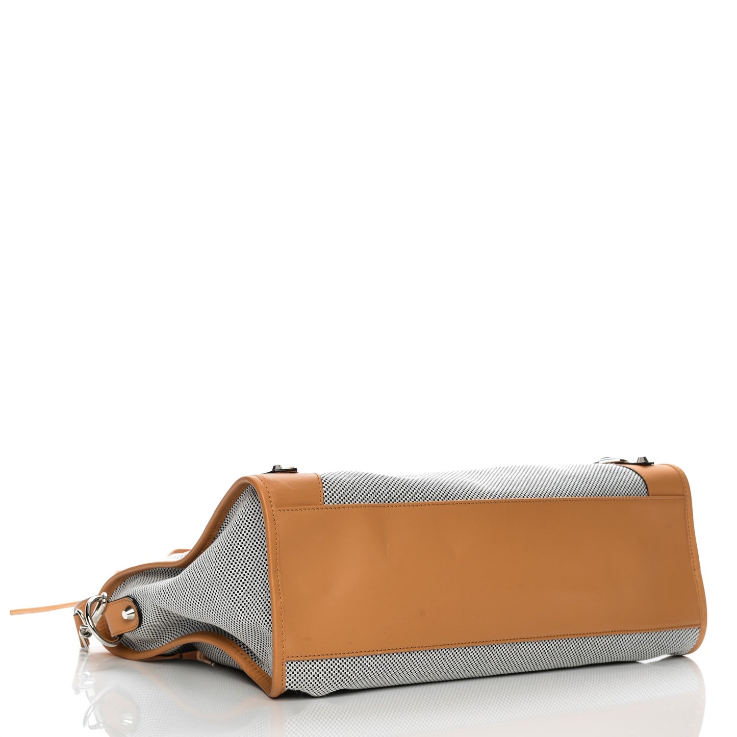 Calfskin Twill Perforated Classic Hardware City Tan