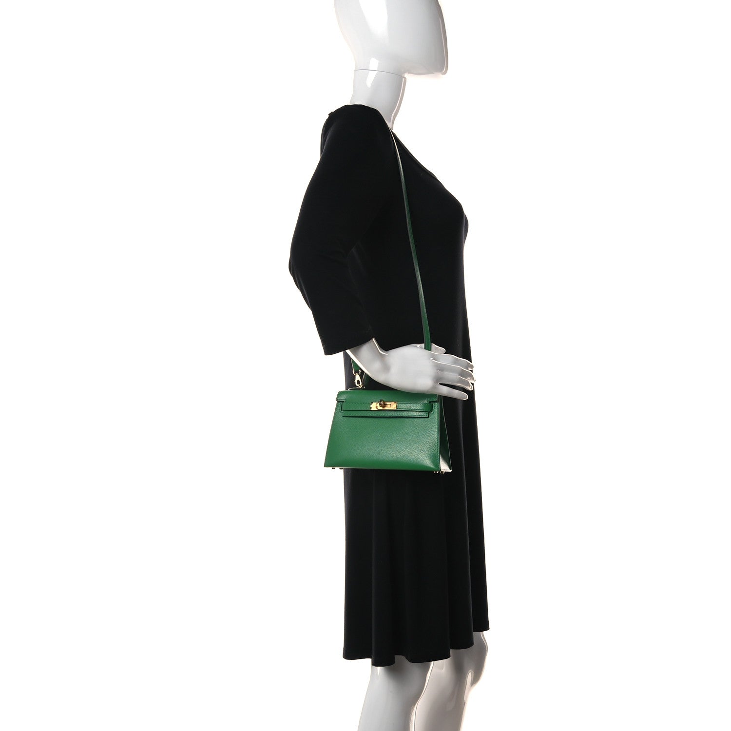 Hermes Chevre Mysore Mini Kelly Sellier 20 Bambou 2 of 13