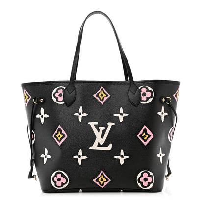 Louis Vuitton Monogram Giant Wild at Heart Neverfull MM Black 1 of 9