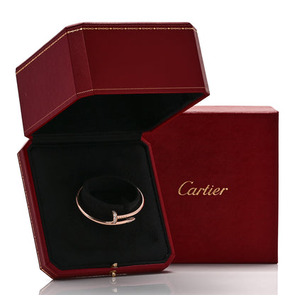 Cartier 18K Pink Gold Diamond Juste Un Clou Bracelet 15 5 of 5